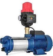 Centrifugal Industrial Water Pressure Pump 1.1kW/2.2kW - 9600L/H Electric Booster Pump with Pressure Switch for Garden Lawn Irrigation 2200W