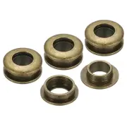 8mm(1/3 Inch) Brass Hole Eyelets, 4 Pcs Arc Surface Grommets, Bronze