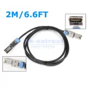 For EMC Amphenol Mini-SAS 2m 038-003-787 Cable Mini SAS SFF-8088 to SFF-8088