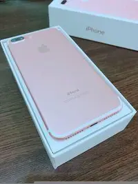 在飛比找旋轉拍賣優惠-I phone7 plus絕版玫瑰金128g保固中無刮傷99