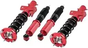 BJOHQ Adjustable Height & Damper Coilover Suspension Compatible for Ford Mustang S-197 2005 2006 2007 2008 2009 2010 2011 2012 2013 2014 Suspension Shock Coilover Kit