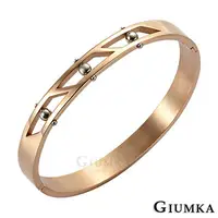 在飛比找PChome24h購物優惠-【GIUMKA】南島之戀 I 316L鋼情人對手環 玫金細版