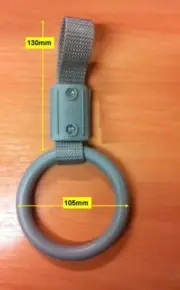 4 x Bus Tram Train Car Round Safety Hanging Ring Grab Handle Hand Strap Drift