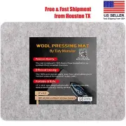 Wool Pressing Mat Ironing Board Felt Pad for Quilting 100% Wool 17''x13.5''