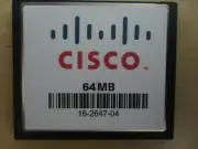 Cisco 64MB CompactFlash Card - 64 MB 16-2647-04 MEM1800-64CF