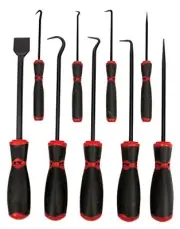Performance Tool W948 9 Piece Hook Pick Scraper Set