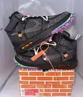 Size 9.5 - Nike Air Force 1 Mid x Off-White Black 2022 (DO6290 001)