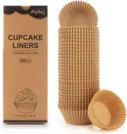 600PCS Cupcake Liners, Upgrade Parchment Paper Muffin Liners for Baking, Cupcake