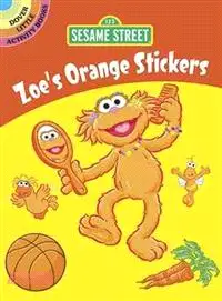 Sesame Street Zoe's Orange Stickers