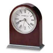 Walker Rosewood and Nickel Finish Quartz Alarm Clock