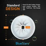 ** Genuine ** POLARIS C6 Replacement Large Wheel for 180 and 280 Pool Cleaners