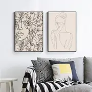 Abstract Boho 2 sets Canvas Wall Art