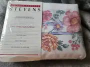 Vtg 80s NIP JP Stevens Percale Twin Size Bed Sheet Set Fitted Flat Pillowcases
