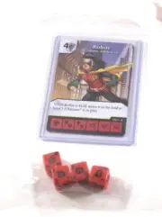 DC Dice Masters Justice League * ROBIN * Set RARE Uncommon CUR 4 Dice