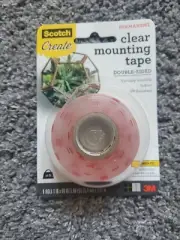 Scotch Create Clear Mounting Tape, Double Sided