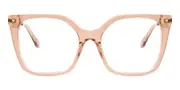 Full Rim Square Transparent Brown SmartBuy Collection Nikolai DF-340 013 Fashion Women Eyeglasses