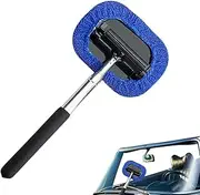 Car Window Squeegee | Rearview Mirrors Wiper Cleaning Tool - Window Squeegee Car Mirrors Cleaner, Retractable Car Window Wiper, Cleaning Supplies