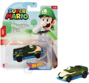 Hot Wheels Gaming Character Luigi 1 Car for Ages 3+ Toy Race Play Game