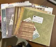 Creative Memories Reminisce Additions 12x12 SET & 2 Reminisce Paper pack
