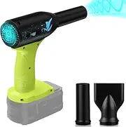 Jet Dry Mini Blower, Jet Fan 3 Adjustable Wind Speeds for Ryobi 18V Li-ion Battery, Cordless Mini Fan Compressed Air Duster for Drying,Cleaning,Leaf Blower(No Battery)
