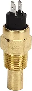 Water Temperature Sensor,3/8NPT 3W Overheating Alarm Engine Coolant Temp Transducer,for Diesel Generator 6‑24V