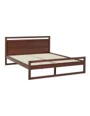 [Artiss] Witton Wooden Bed Frame Double Size in Walnut