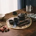 Round Fruit Tray Simple Jewelry Tray Nordic Style Storage Display Plate Candy