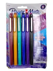 Paper Mate - Vivid Colors Flair 0.7mm Flair Felt Tip Pens Medium Point | 12 Pens