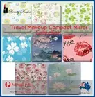Travel Makeup Mirror Purse Compact Square Double Side Folding Cosmetic Touch-Up