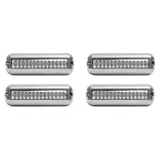4PCS 42LED Yacht Underwater Light Stainless Steel Marine Boat Lamp Underwater Lamp IP68 Waterproof 8