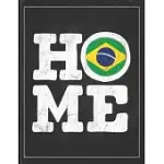 HOME: BRAZIL FLAG PLANNER FOR BRAZILIAN COWORKER FRIEND FROM BRASILIA 2020 CALENDAR DAILY WEEKLY MONTHLY PLANNER ORGANIZER