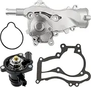 Water Pump Thermostat Kit, Compatible with 2011-2015 Chevy Cruze, Limited 2016, 2012-2020 Sonic, 2013-2020 Trax, L4 1.4L, 2013-2020 Buick Encore, Replaces# AW6662 25192709 55565336 902808 34709