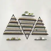 Wall Mounted Nail Polish Storage Rack, Five-Layer Nail Polish Rack Display Rack, Nail Polish Display Storage Rack, Salon Wall Display