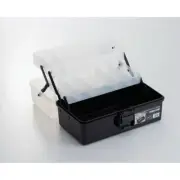 TRUSCO PLASTIC TOOL BOX BLACK (321x195x165mm) HP-320-BK