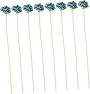 10pcs Simulation Flower Diffuser Flower Essential Oil Diffuser Wedding Aroma Sticks Diffuser for Bathroom Replaceable Aromatherapy Sticks Car Flower Perfume Diffuser Aroma Flower