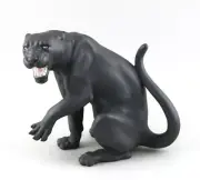 9942101 Porcelain Figurine Large Black Panther Wagner & Apel H21cm