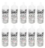 Tajima PLC2-W300 Micro Chalk Ultra-Fine Chalk White 10.5 oz. (10 Pack)