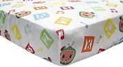 CoComelon Toddler Fitted Sheet and Pillow Case Set, Multicolor, 2 Piece Set, CCM141