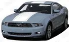 Ford Mustang 2010-2012 Pre-cut Factory Style Over-The-Top Stripes (Choose Color)
