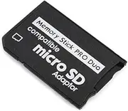 Micro SD to Pro Duo Memory Stick Adapter, Compatible with Sony PSP