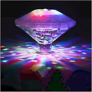 XIJUAN Swimming Pool Lights Floating Pool Lights LED Underwater Waterproof Light for Pool Lights for above Ground Pools,Disco Pool Party or Pond Decoration Bathtub Toy lamp(7 Lighting Modes)