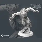 Werewolf Miniature Lykaner Iconic Monster for Ttrpg's Like D & D 5e Pathfinder