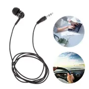 NEW 3.5mm In Ear Stereo Single-sided Mono Earbud Earphone Headset Headphone 80cm