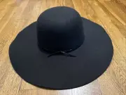 A New Day Size S/M Wide Floppy Hat Black