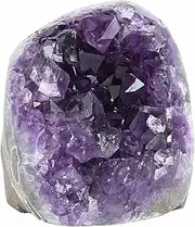 Nvzi Amethyst Crystal Rock, Real Amethyst Stone, Amathesis Crystal Cluster Geode, Purple Crystals and Healing Stones, Amatista Piedra Natural, Cuarzos Originales De Energia Y Piedras, Columnar(250g)