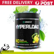 Onest Hyperload Pre workout Pump Strength Energy Preworkout Lime Splah 25 srv