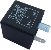 GARVALON 3-pin Led Flasher Relay Cf13 Jl02 Auto Led Flasher for Car Solve Flashing Indicator Issues