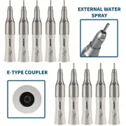 10X AZDENT Dental 1:1 Slow Low Speed Handpiece Straight Nosecone E-Type USA
