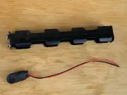 Battery holder + 9v connector for Yamaha KX5, Roland AX1, Korg RK100