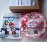 在飛比找Yahoo!奇摩拍賣優惠-Wii 瑪利歐賽車同捆包(瑪利歐賽車+原廠方向盤)Mario